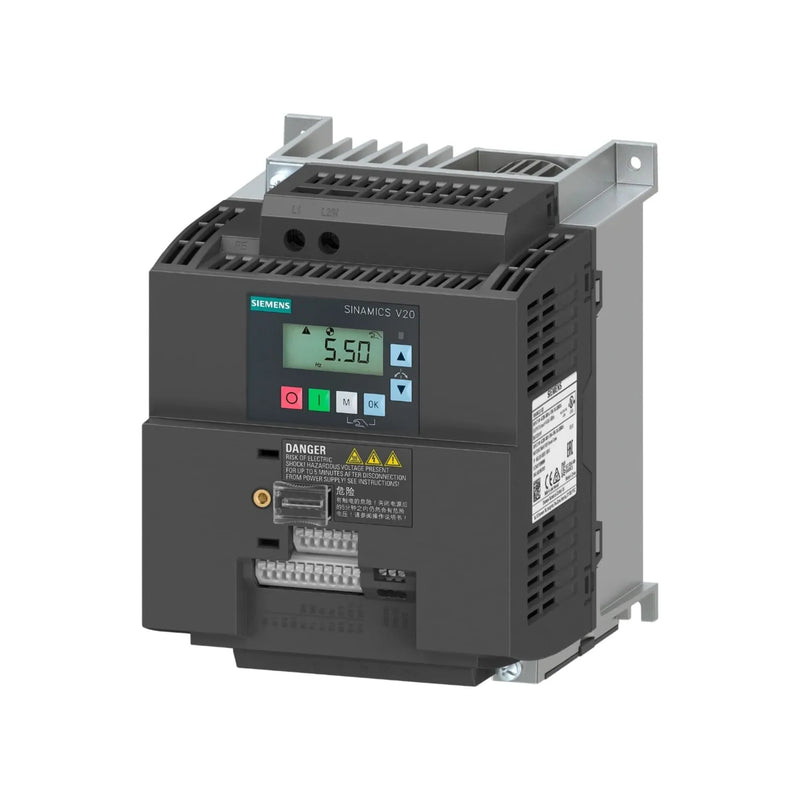 Siemens 6SL3210-5BB23-0UV1 power module for precise motor control, 90 A, 400 V, industrial use.