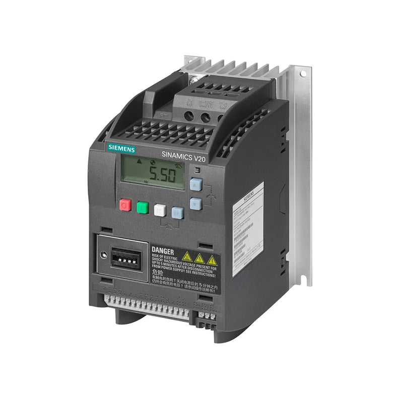 Siemens power module 6SL3210-5BE21-5UV0, 18.5 kW, regenerative features for industrial motor management.