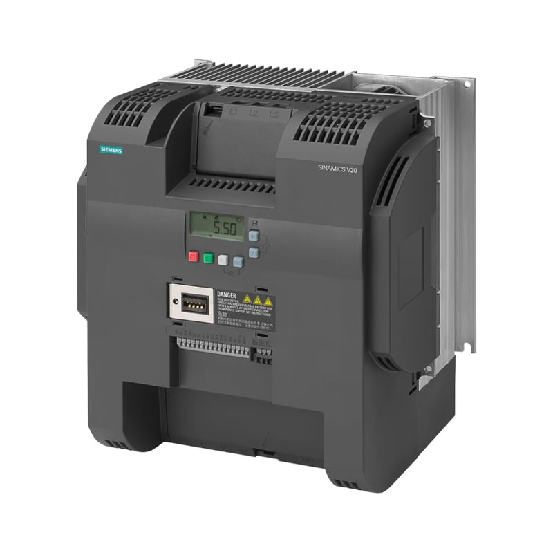 Siemens 6SL3210-5BE32-2CV0 power module, 110 kW, braking chopper, designed for industrial motor systems.