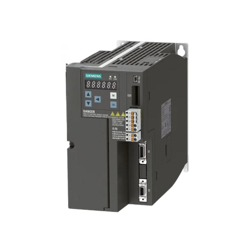 Siemens SINAMICS S120 module, 400 V, 160 A, for effective industrial motor management.