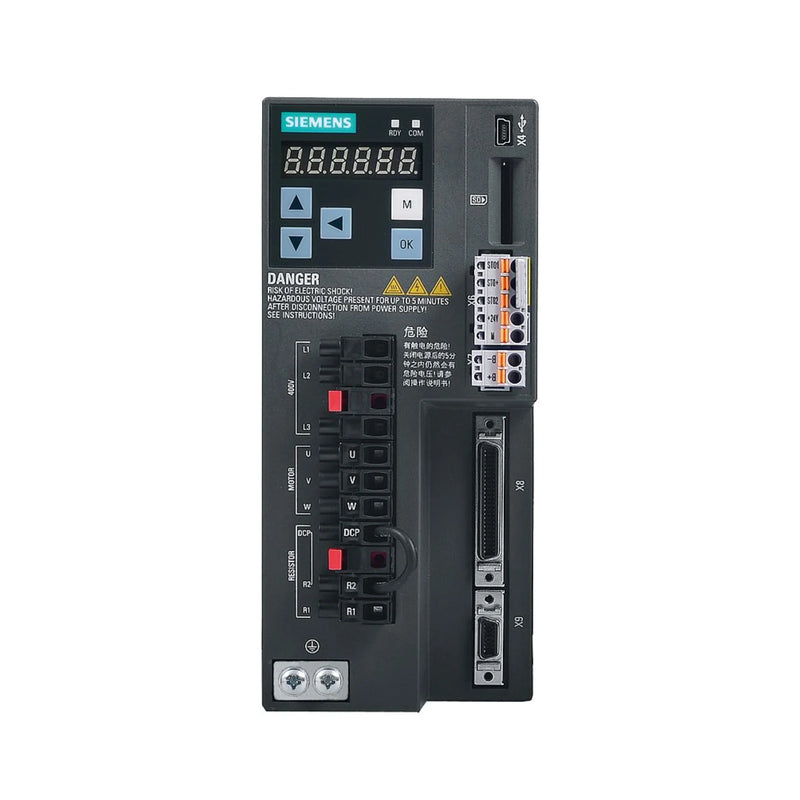 Siemens 6SL3210-5FE11-0UA0 module, 15 kW, 380–480 V, for industrial motor control applications.