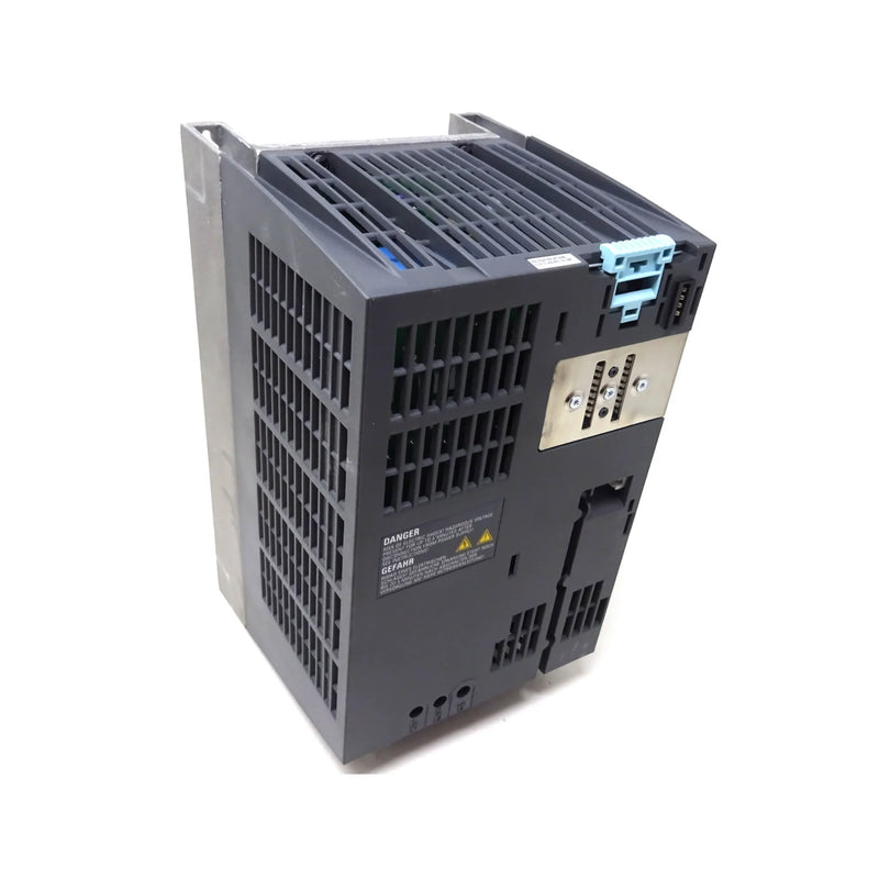 Siemens power module 6SL3224-0BE24-0AA0, 4kW, brake chopper, compact design for motor control systems.