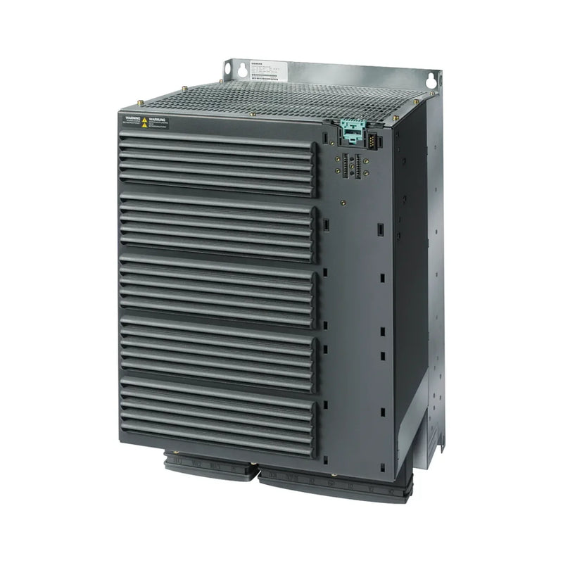 Siemens 6SL3225-0BE34-5AA0 module for SINAMICS G120, 400V, 75kW with integrated braking chopper.