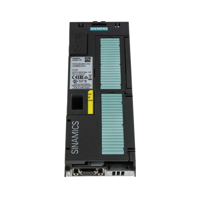 Siemens 6SL3244-0BB12-1PA1 Power Module 1.1 kW 400V G120 with external braking feature.