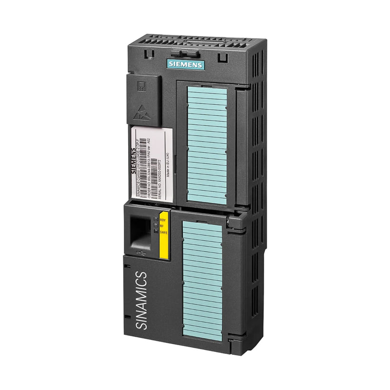 Siemens 6SL3244-0BB13-1PA1 37kW power module, with cooling and brake chopper, for effective motor control.