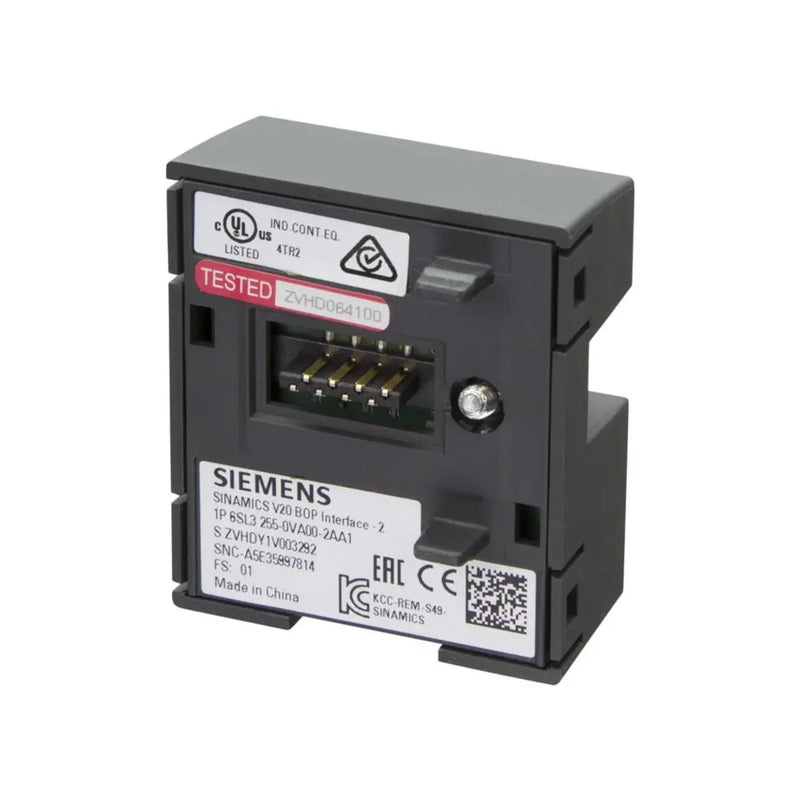 Siemens module allows easy wireless drive configuration using a mobile web browser, enhancing usability.