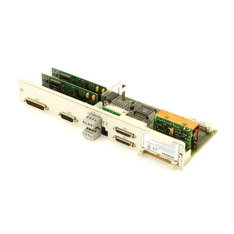 Siemens module for precise 2-axis motor control in high-performance CNC systems, ensuring reliable automation.