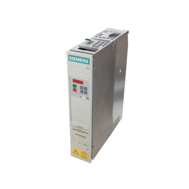 Siemens 6SE7016 converter offers 16 A output, ideal for precise motor controls in industrial environments.