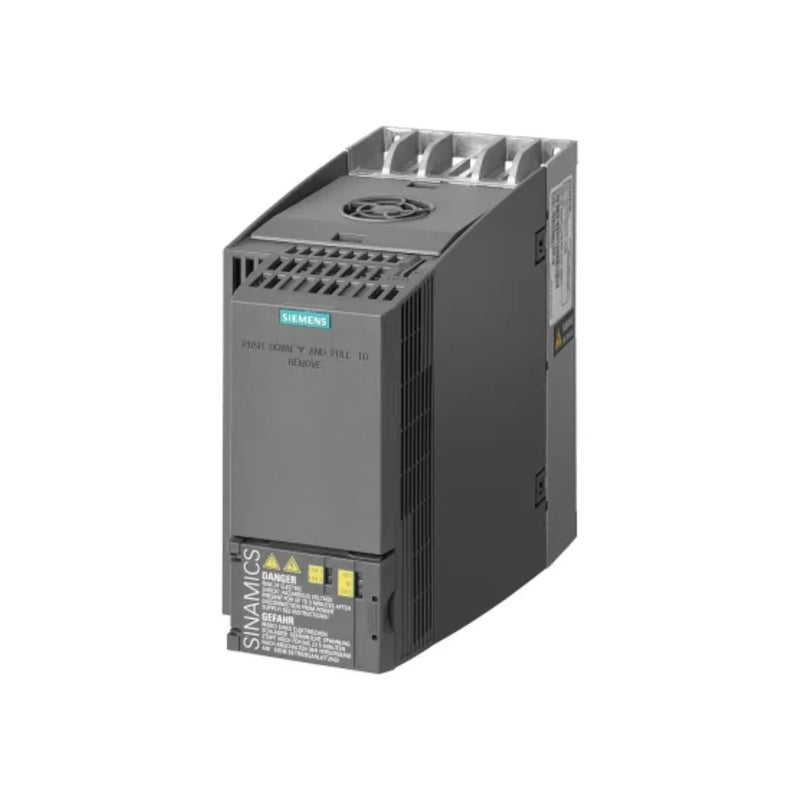 Siemens 6SL3210-1KE21-7AP1 inverter, 7.5 kW with PROFINET and STO, ensuring reliable industrial motor operations.
