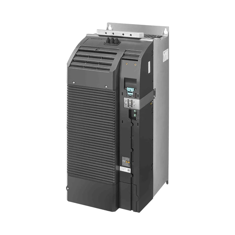 Siemens 6SL3210-1PE31-8AL0, 18.5 kW converter with EMC filter and built-in brake chopper for effective control.