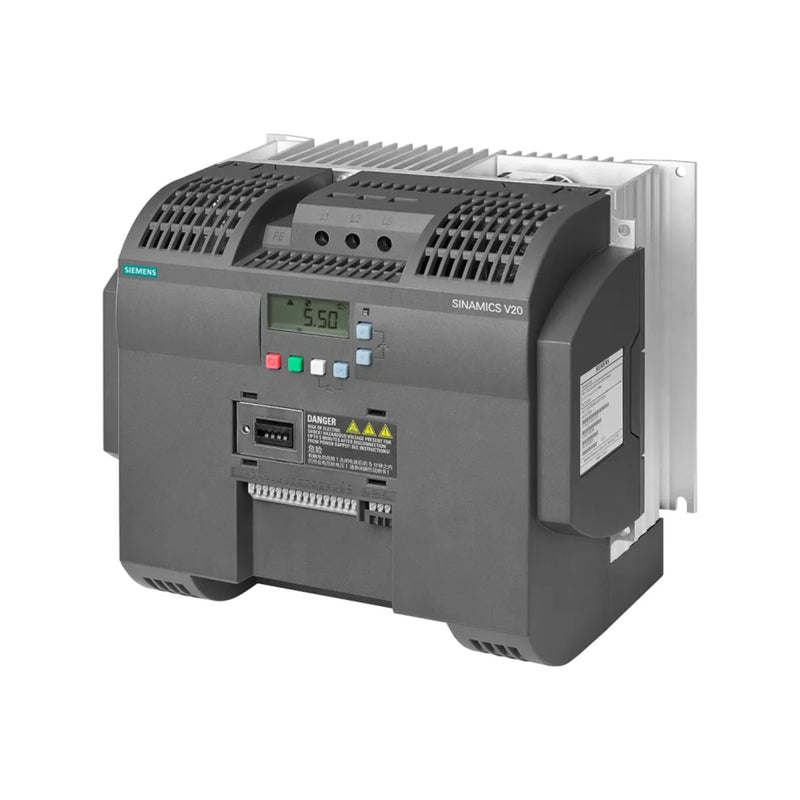 Siemens G120C drive 75 kW, 400V, STO safety, and PROFIBUS for industrial motor applications.