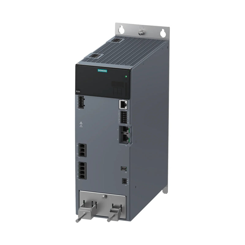 Siemens 6SL3210-5HE13-5UF0, 3.5 kW, IP55, designed for HVAC and water systems with integrated EMC filter.