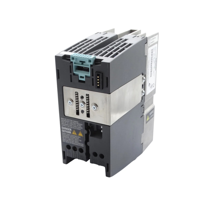 Siemens power module, 7.5 kW, SINAMICS G120, ideal for precise motor control and automation efficiency.