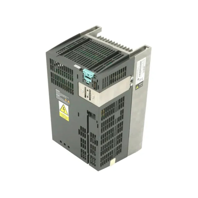Compact Siemens 6SL3224-0BE25-5AA0 module supporting 55 A for SINAMICS S120 multi-axis drive applications.