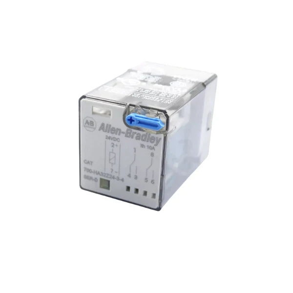 Allen-Bradley 700-HA32Z24-3-4 relay, 24V AC, 3PDT, industrial use, durable control component.