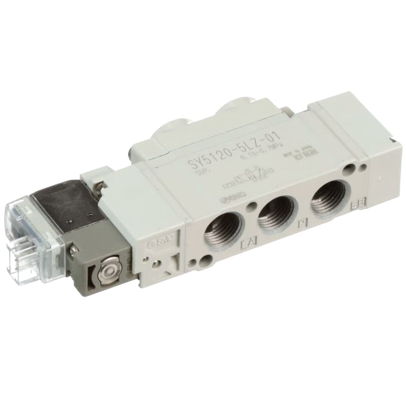 SMC SY5120-5LZ-01 Component, durable design, precise control, ideal for industrial applications.