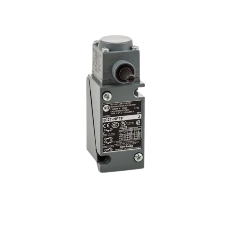 Robust 802T-NPTP Limit Switch, NEMA rated, plug-in design, lever actuator for industrial use