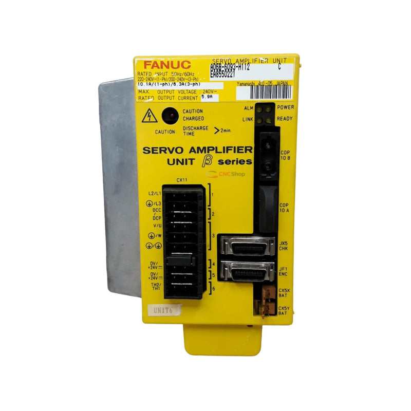FANUC A06B-6093-H112 automation control component