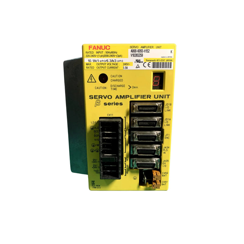 FANUC A06B-6093-H152 automation control component