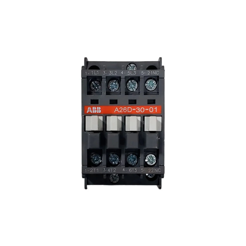 High-performance ABB A26D-30-01 contactor for efficient motor control in industrial applications with robust design.