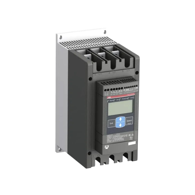 ABB PSE142-600-70 soft starter enhances motor efficiency, reduces stress, and suits industrial environments.