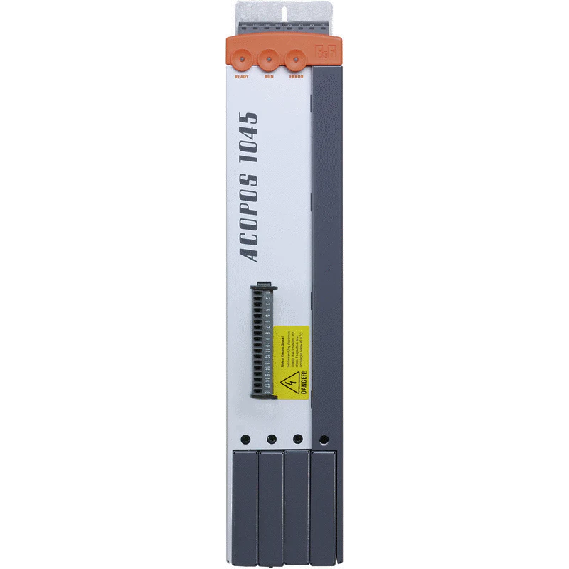 B&R servo drive 8V1045.001-2, 3x 400-480 V, 4.5 A, 2.2 kW, coated, line filter, braking resistor, electronic safety features