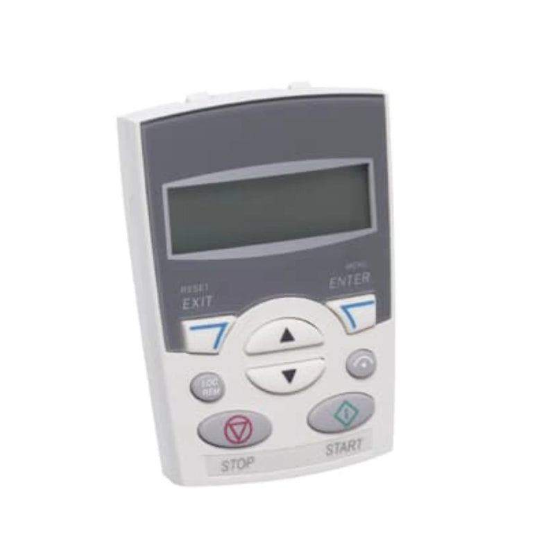 ABB ACS-CP-C control panel for ACS310, ACS350, ACS355, and ACS550. Efficient LED interface for motor control.