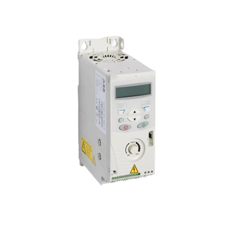 Compact, reliable ABB ACS150-03E-01A9-4 VFD with IP20 enclosure and keypad for effective OEM motor management.