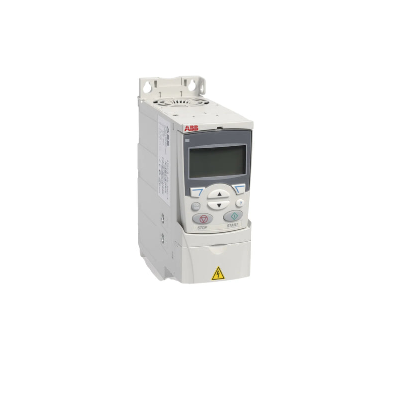 ABB ACS310 0.37 kW VFD, 1.3 A, 400 V, IP20, for pump and fan control in compact HVAC and water systems.