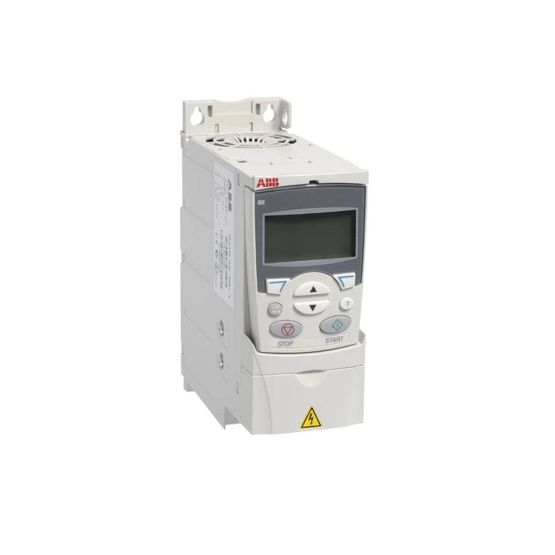 ABB ACS310-03E-06A2-4 VFD, 2.2 kW, 400 V, IP20 for efficient pump and fan control in HVAC and industry.