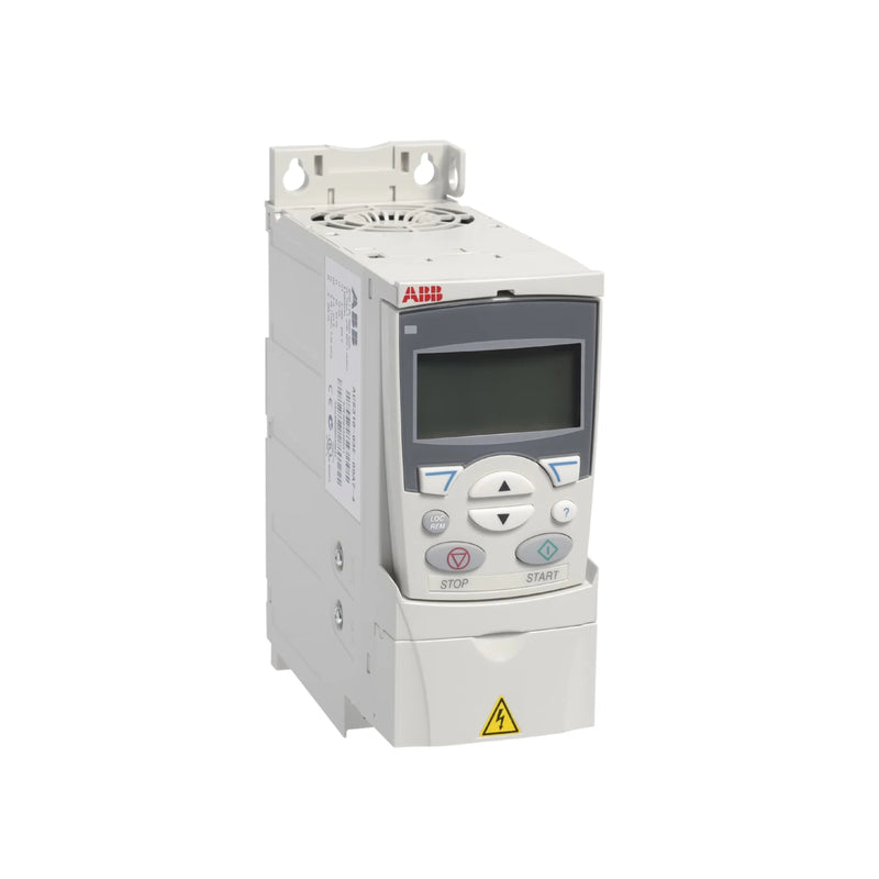 ABB ACS310 drive, 3.0 kW, IP20, 400V input, controls fans and pumps in automation setups.