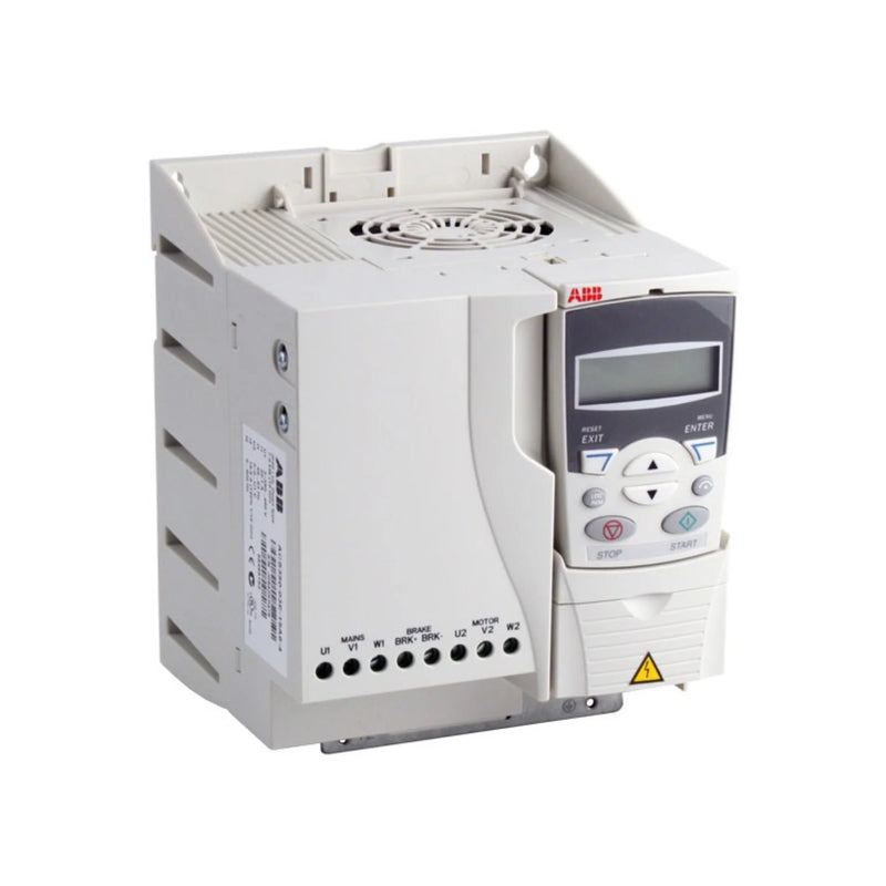 ABB ACS350-03E-12A5-4 drive with 1.5kW, 12.5A, 3-phase 380-480V AC, featuring built-in protection and efficient design