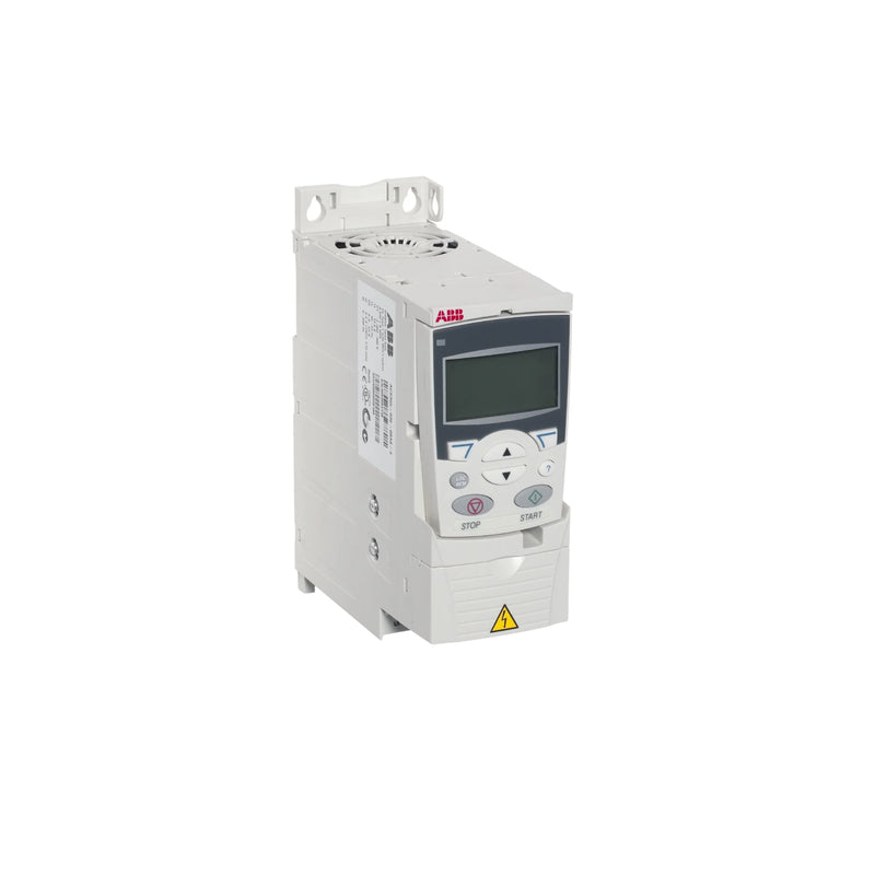 Efficient ABB AC drive with 0.75 kW power and 4A output for versatile industrial motor control applications.