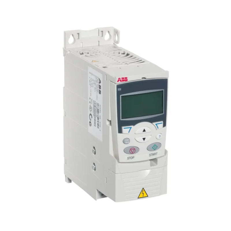 ABB ACS355-03E-01A9-4 drive for precise motor control, 0.75 HP, 480 V, IP20, suited for industrial automation.