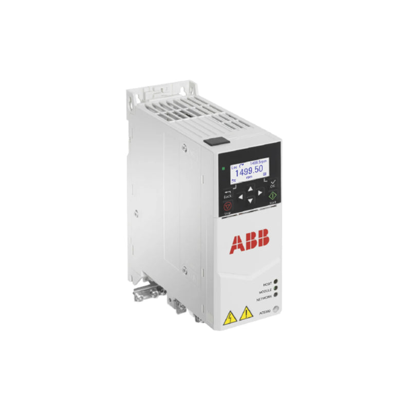 ABB ACS380 industrial drive providing efficient motor control with energy optimization in industrial settings.