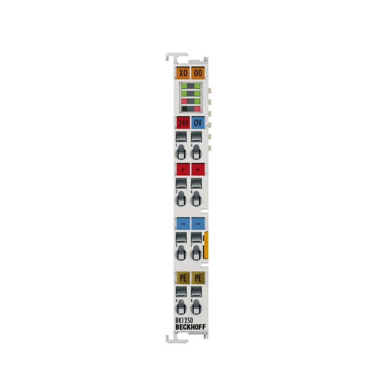 Beckhoff BK1250 Bus Coupler for efficient EtherCAT communication and seamless I/O expansion in automation systems.