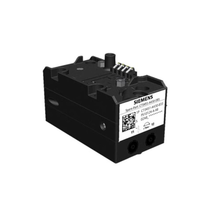 Siemens C73451-A430-D81 pneumatic block for SIPART PS2, includes seals and screws for easy installation