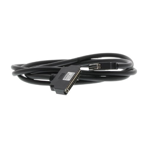 Omron CS1W-CN323 USB programming cable, 3 meters, for CS1, CJ1, CP1 PLCs. Used with CX-Programmer or Sysmac Studio.