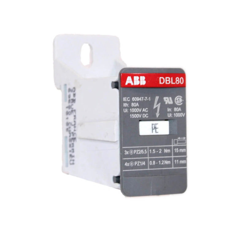 ABB DBL80 relay offers motor protection with adjustable settings, ensuring safety and reliability in industrial applications.