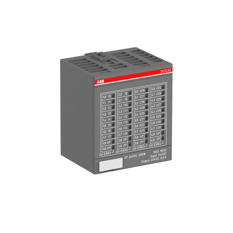 Versatile ABB DC532 digital input module for precise signal acquisition in automation systems.