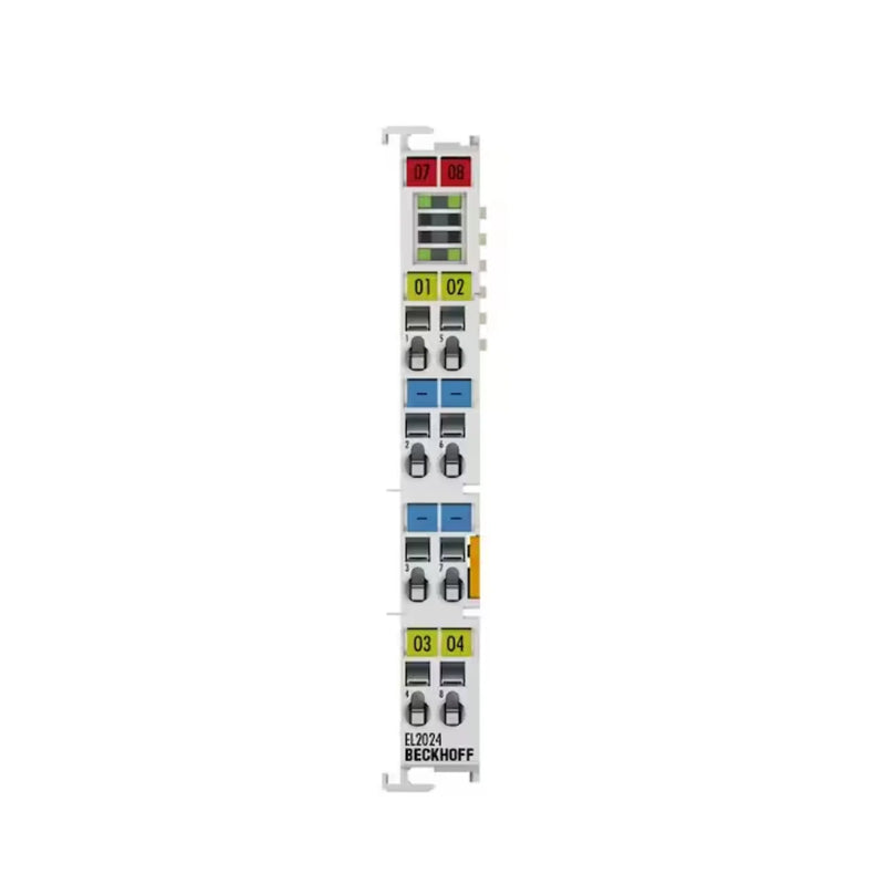 Beckhoff EL2024 with 4-channel 24V DC for industrial automation, enabling precise and reliable signal control.