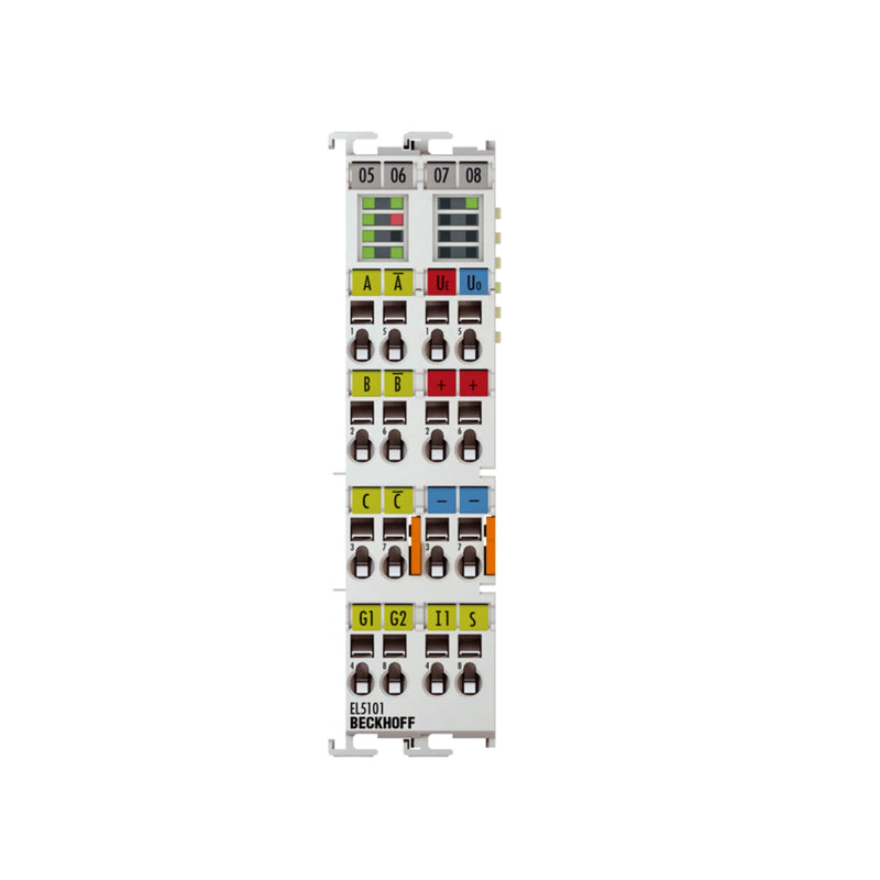 Beckhoff EL5101 terminal for accurate position and speed reading, supporting RS422 in EtherCAT systems.