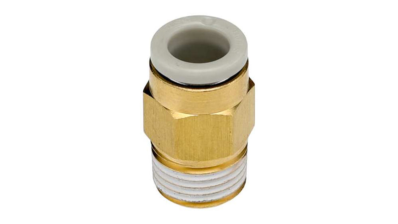 Compact SMC KQ2H06-01AS control module with industrial-grade features.