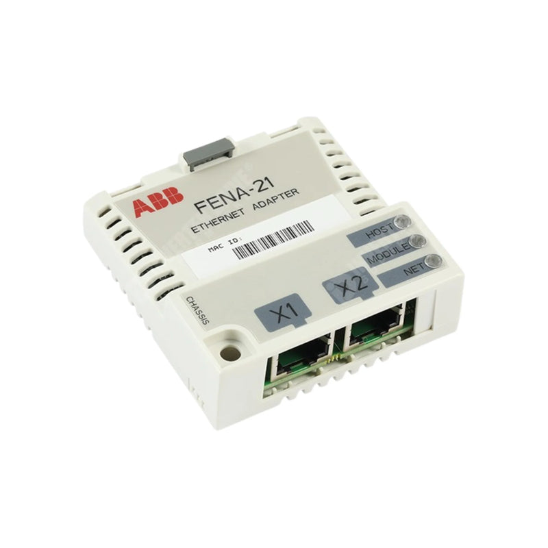 ABB FENA-21 Ethernet adapter module, ensuring seamless integration and communication for industrial networks.