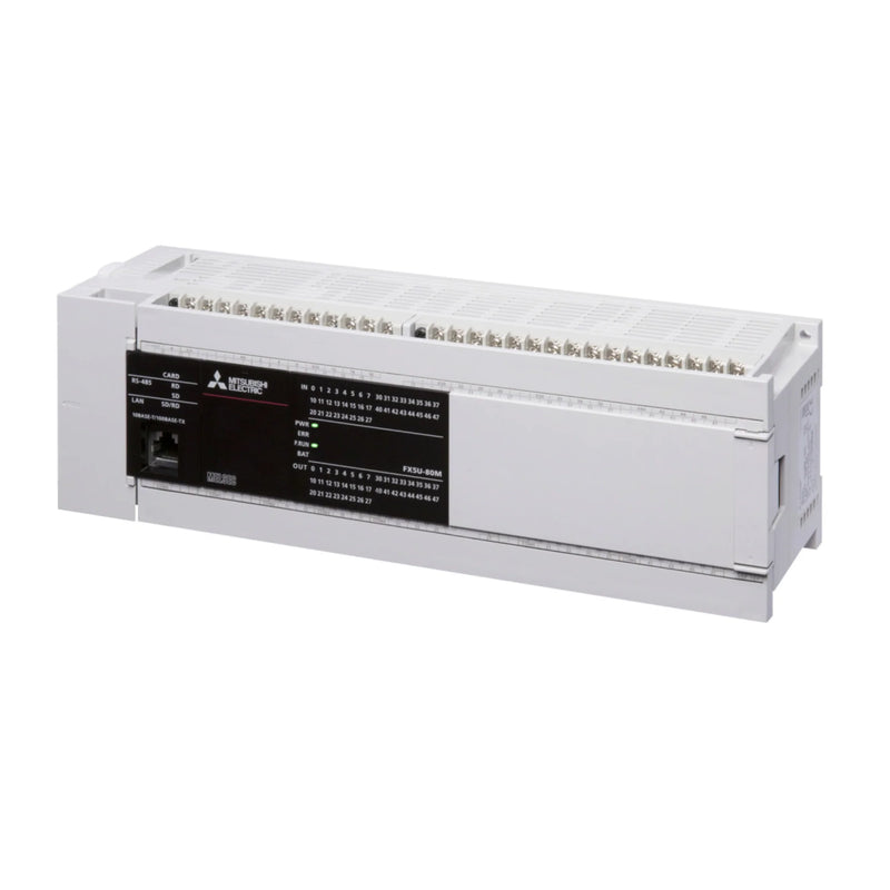Mitsubishi FX5U-80MR/ES PLC (Programmable Logic Controller) by Mitsubishi Electric