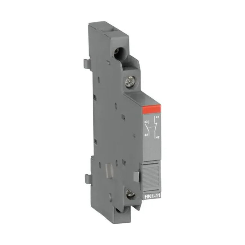 ABB HK1-11 block for miniature breakers, 1NO+1NC, industrial control and safety enhancer.