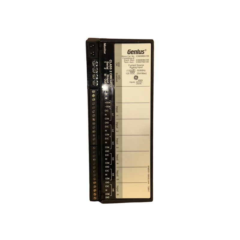 GE IC660BBA106 industrial automation component by GE Fanuc (Emerson)