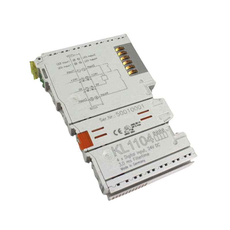Compact Beckhoff KL1104 4-channel digital input terminal with integrated LED indicators