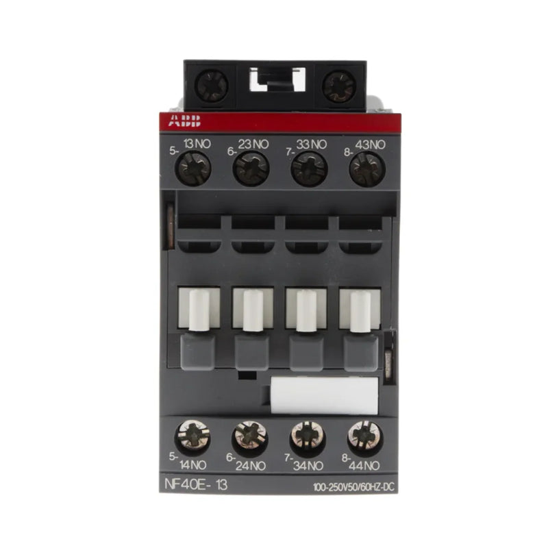Contactor module ABB NF40E-13 for efficient motor control and power switching in industrial automation.
