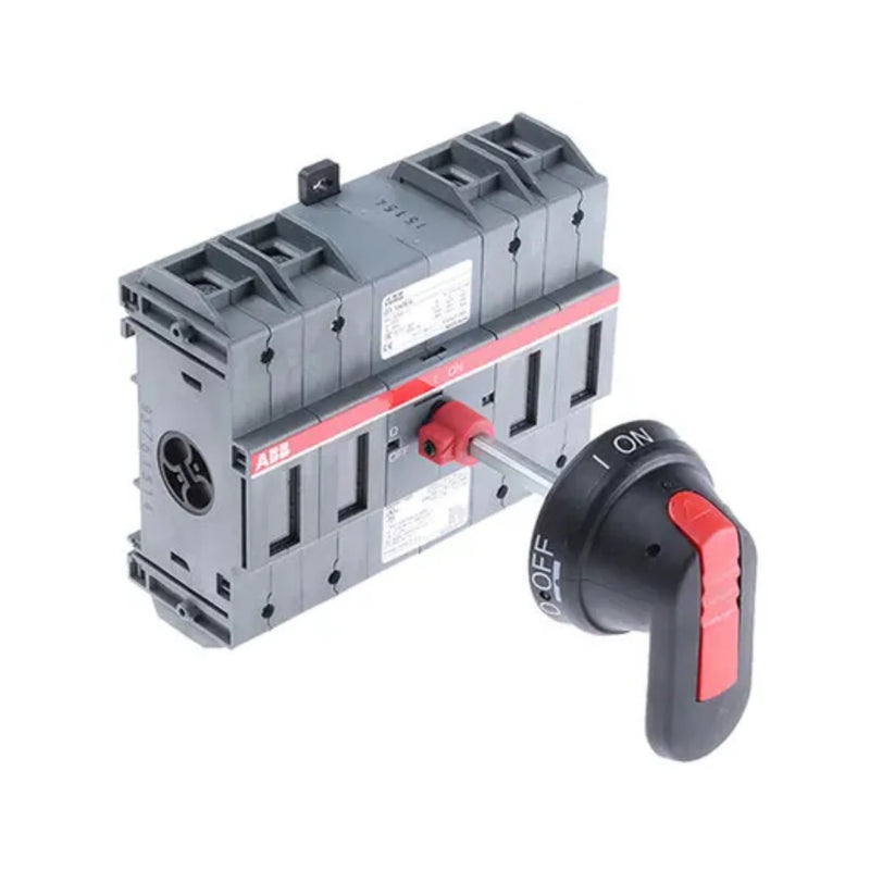 ABB OT160E4 MCCB with 160A rating for industrial and commercial use, providing protection and reliability.